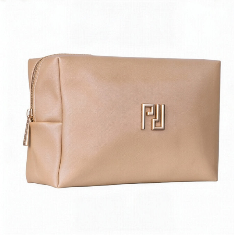 GOLD COSMETIC BAG